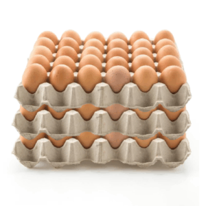 Tres Bandejas de Huevos Color: 90 unidades Tamaño Extra